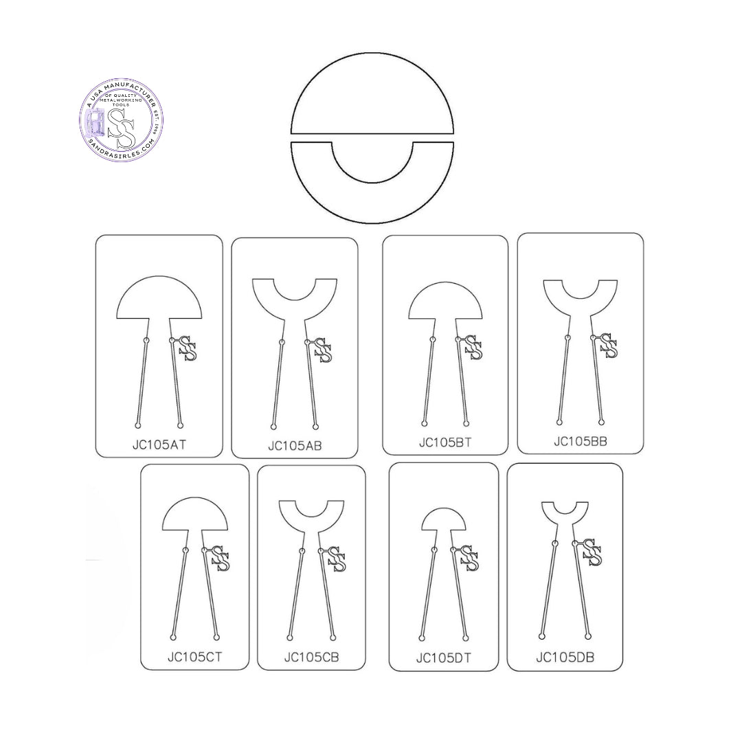 PANCAKE DIE JC105 2 PIECE BOTTOM OR TOP